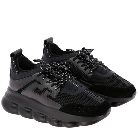 versace sneaker loe black herren|versace sneakers white label.